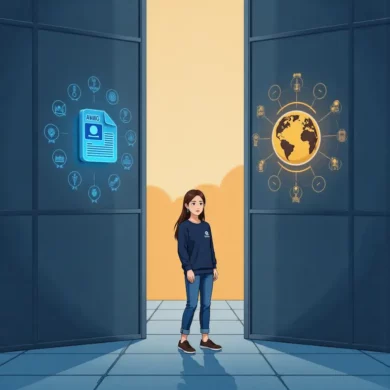 網站圖像被兩道門阻擋，第一道是 Bing 索引，第二道是 OAI-SearchBot，通過後才能到達 ChatGPT 回應