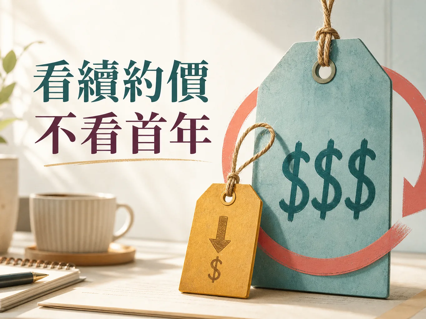 網域購買看續約價,不是首年特價