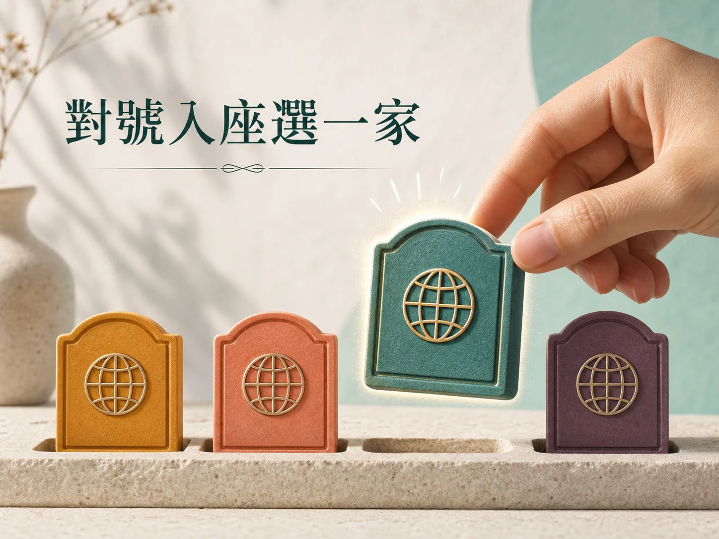依需求對號入座,選一家網域註冊商