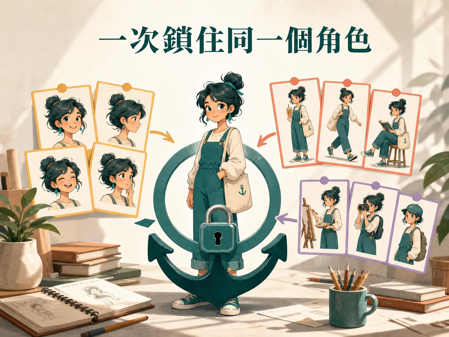 Nano Banana 一次鎖住同一個角色