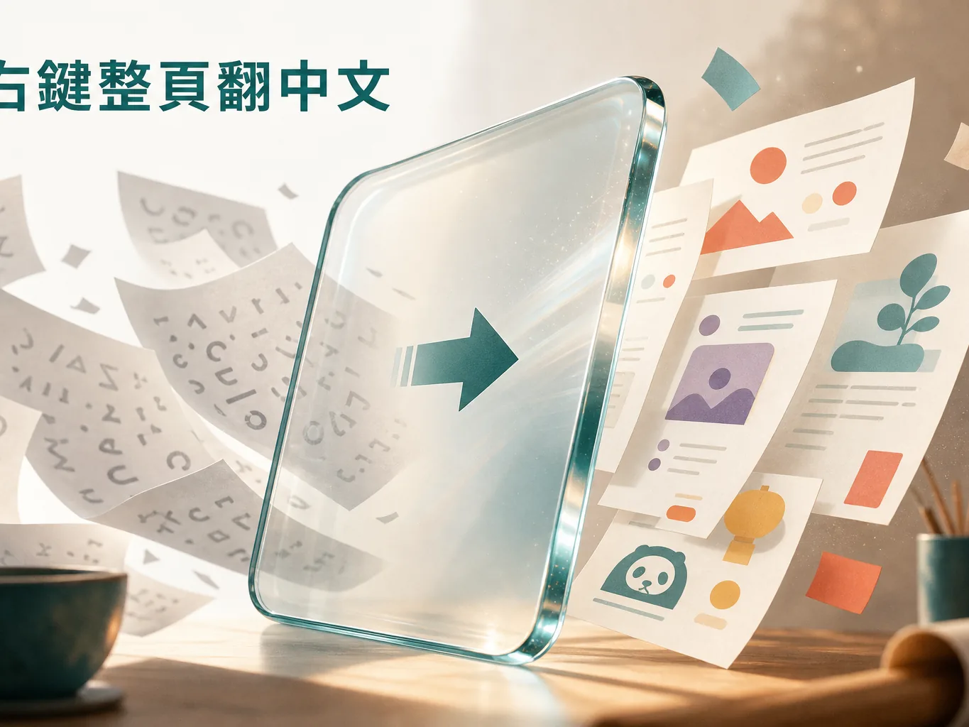 Make.com 中文 解法示意，用瀏覽器整頁翻譯把英文介面變中文