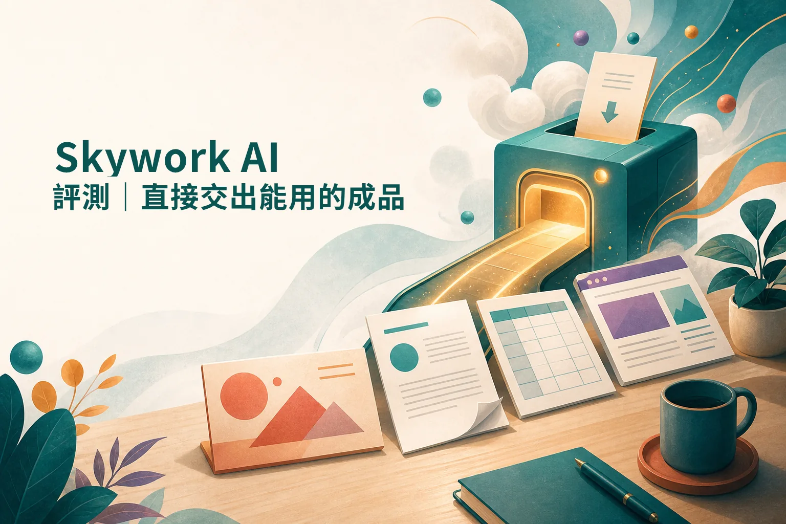 Skywork AI 評測封面：直接交出能用的成品